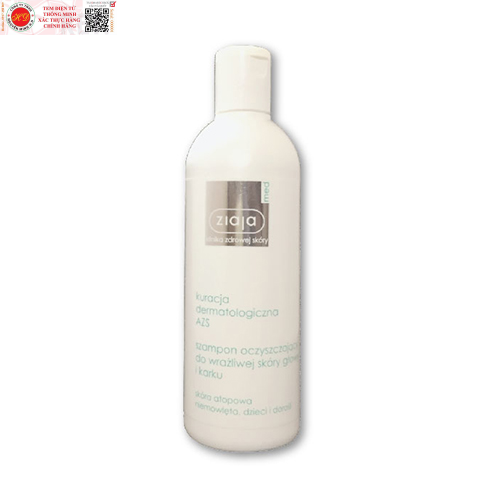 Dầu gội làm sạch tóc và dịu nhẹ vùng da đầu-gáy Ziaja Med  Atopic Dermatitis Cleansing Shampoo