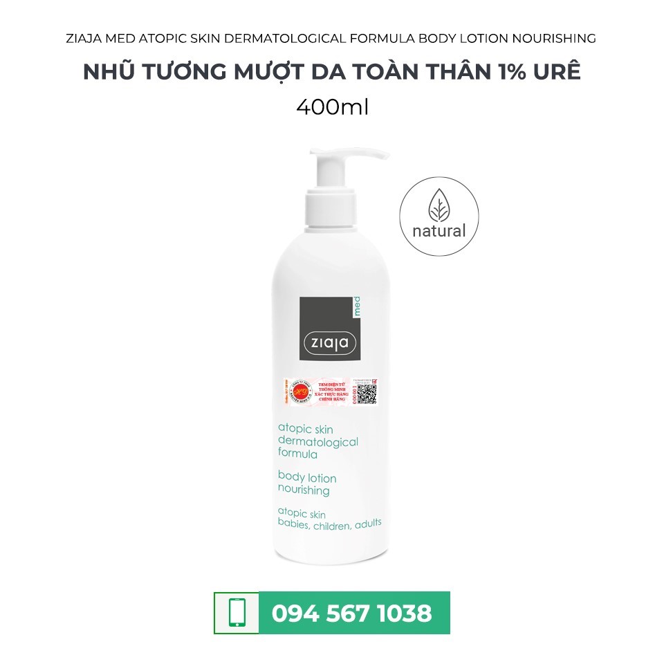 NHŨ TƯƠNG MƯỢT DA TOÀN THÂN 1% URÊ